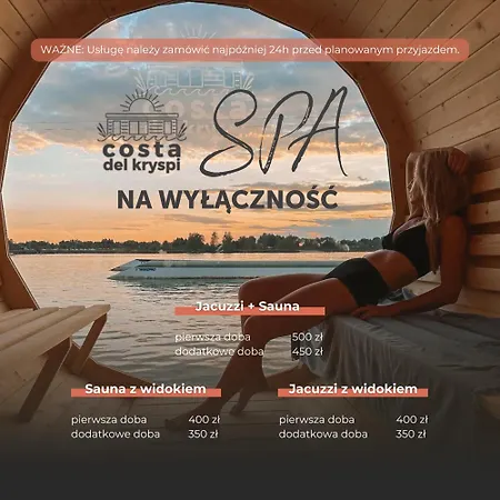 Apartament Costa Del Kryspi Całoroczne Na Wodzie Cholerzyn